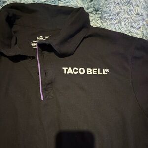 Taco Bell Black Polo Managers Shirt